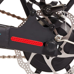 EBE1 Electric Bike Red Reflective Sticker
